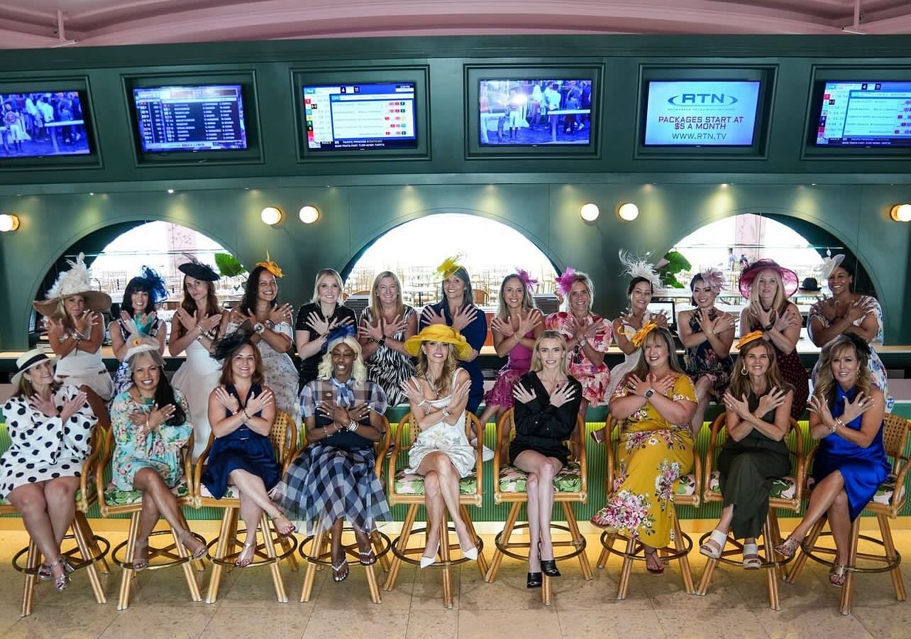 Women leaders together at an event